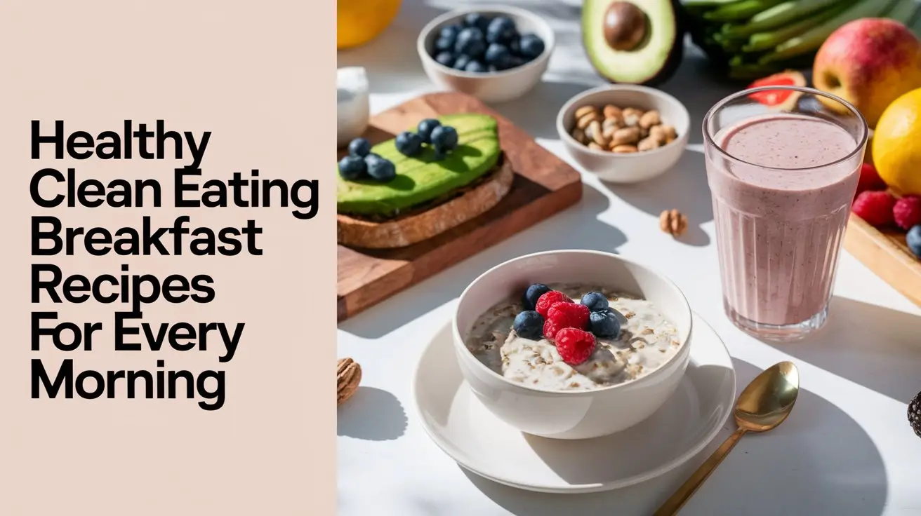 Healthy Clean Eating Breakfast Recipes for Every Morning