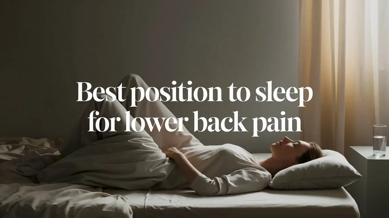 Best Position to Sleep for Lower Back Pain