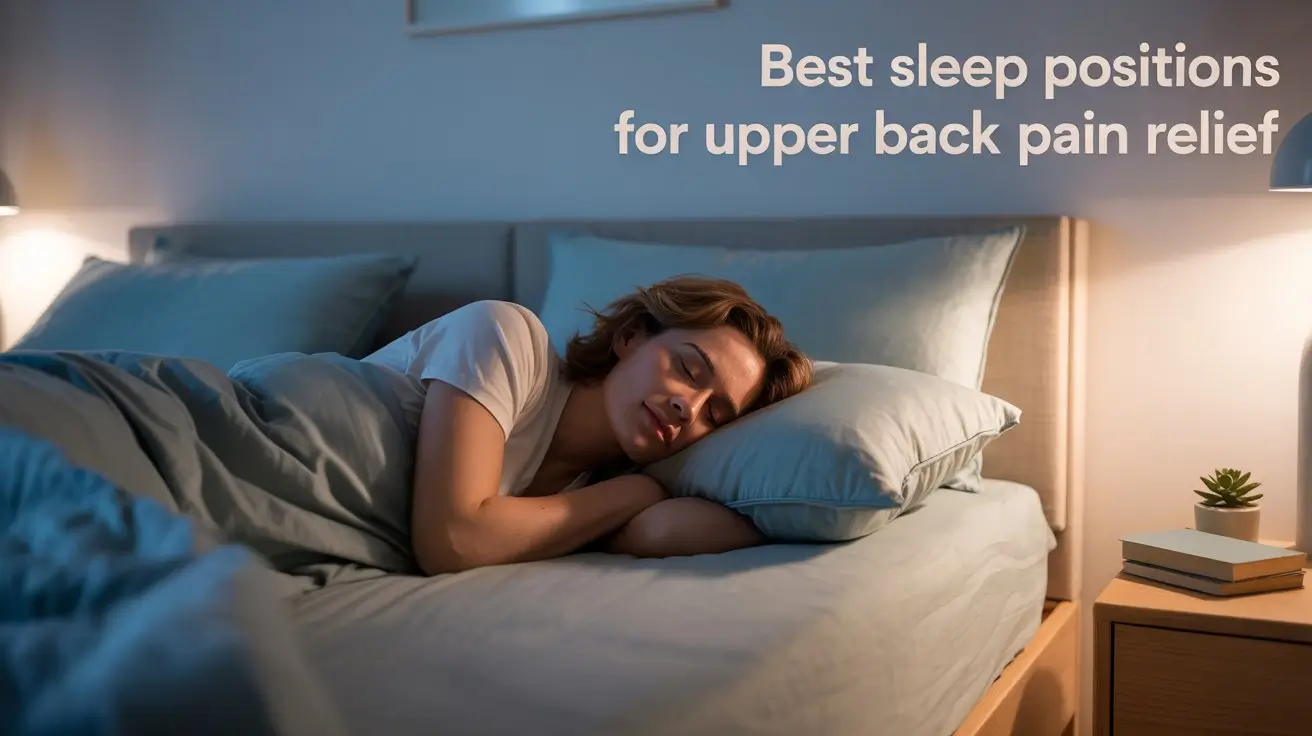 Best Sleep Positions for Upper Back Pain Relief