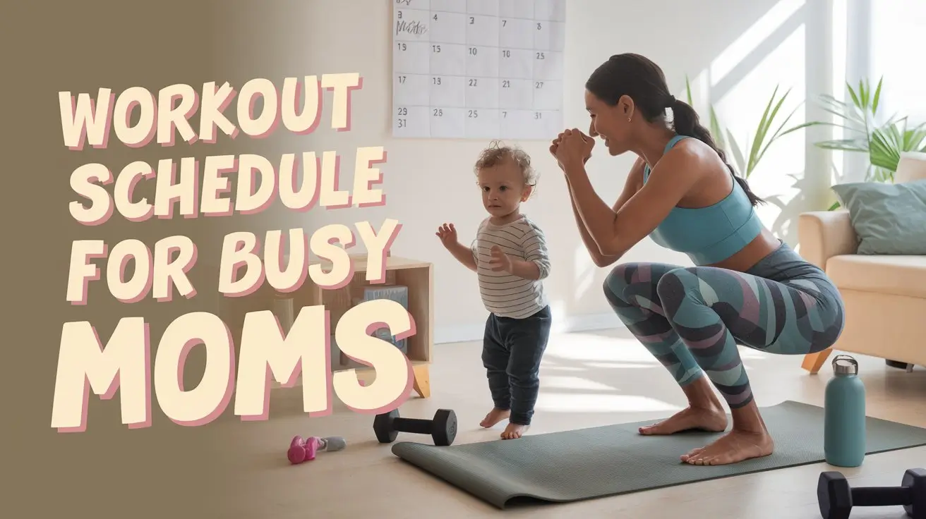 Workout Schedule for Busy Moms